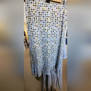 Sigrid Olsen Sport Pencil Mermaid Fluted Work Skirt Officewear Separates (4)